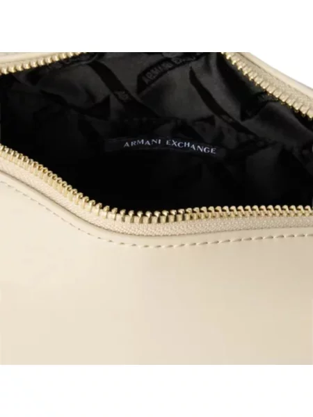 Armani Exchange crossbody kabelka dámska z imitácie kože béžová