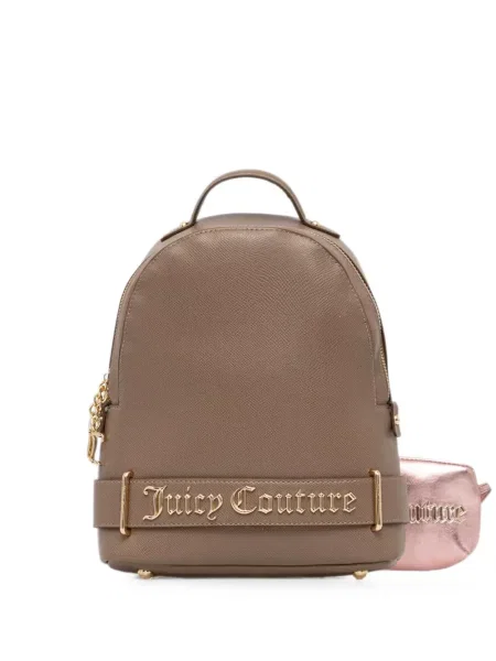 Rucsac Juicy Couture cu autograf maro
