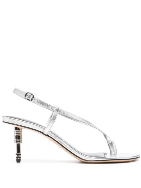 Sandale Coperni din piele argintiu