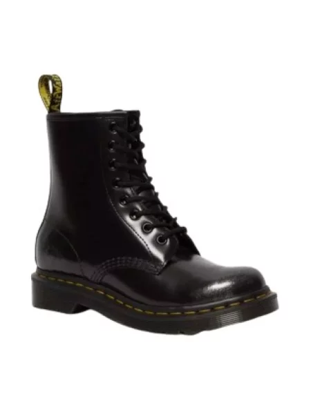 Botki Dr. Martens sznurowane skórzane czerwone