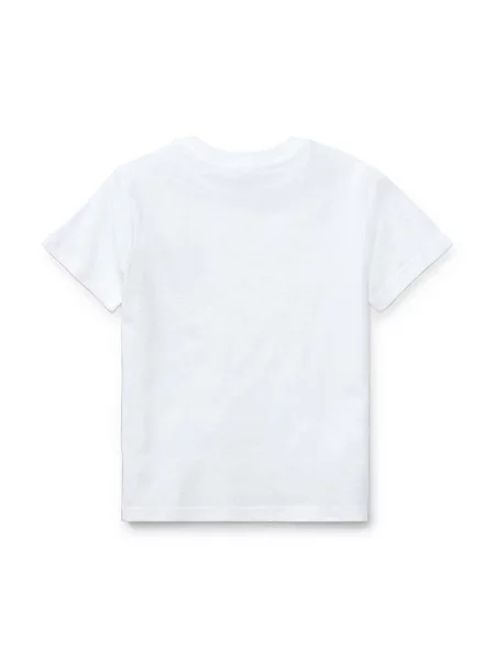 Polo majica Polo Ralph Lauren kratki rukavi od jersey s autogramom bijela