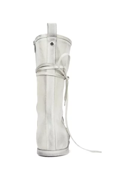 Sneakers Ann Demeulemeester με κορδόνια σουέντ γκρι