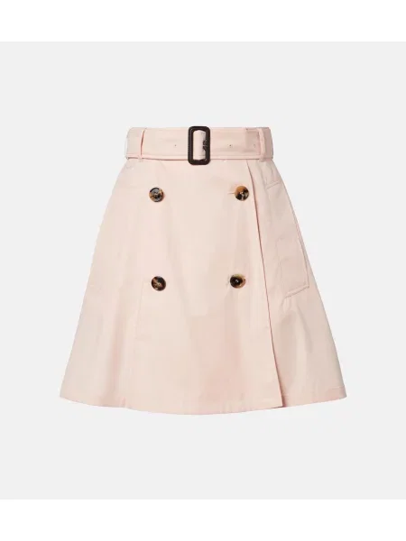 Cu centură fustă Burberry roz
