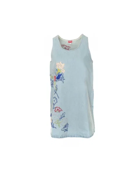 Top Kenzo bez rękawów niebieski