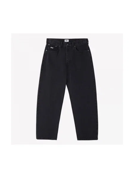 Pantaloni Obey negru