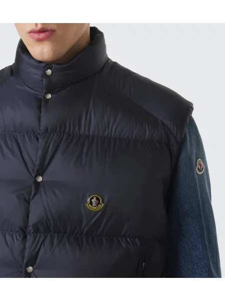 Páperová vesta Moncler Tibb modrá