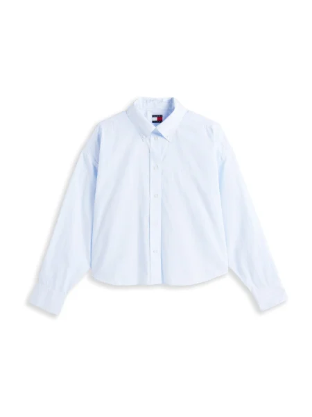Tommy Jeans Košulja Svijetloplava plava