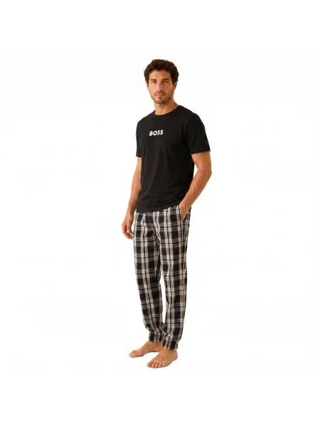 Pijamale Boss Black negru