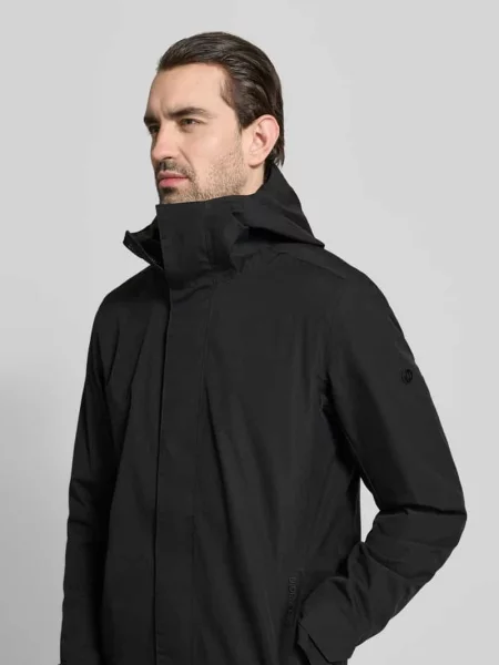 Parka z patkami przy mankietach Model GEORGE' Didriksons czarna