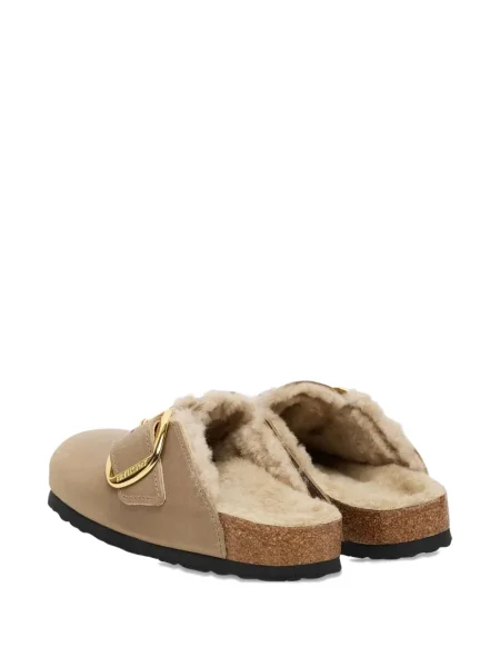Szarvasbőr mules Birkenstock barna