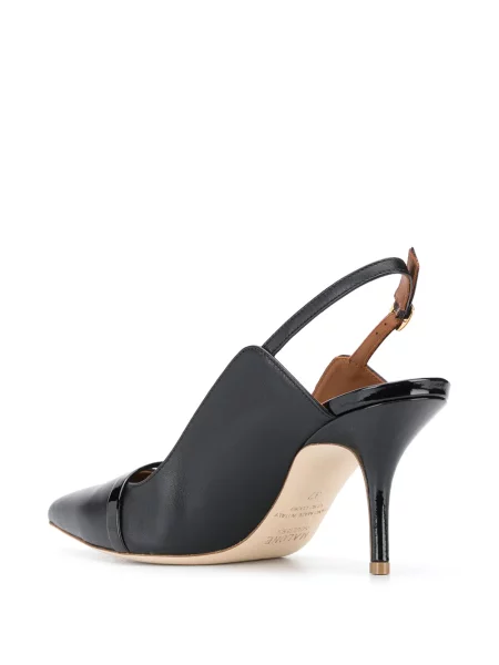 Lodičky Malone Souliers s otevřenou patou černé