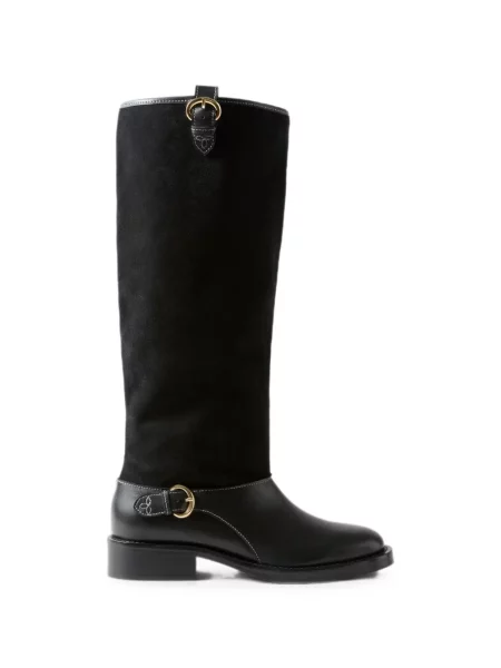 Cizme Claudie Pierlot cu cataramă negru