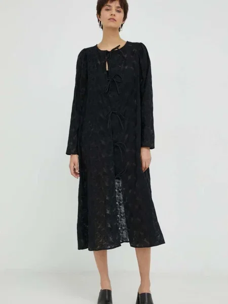 Résumé rochie midi drept negru