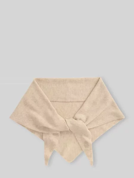 Szal z wełny z wyhaftowanym logo Lauren Ralph Lauren