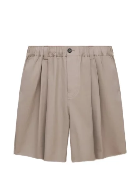 Pantaloni scurți Marni din canvas gri