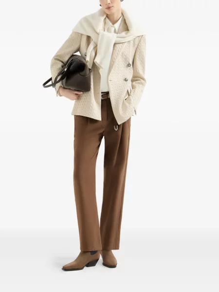 Pantaloni Brunello Cucinelli maro