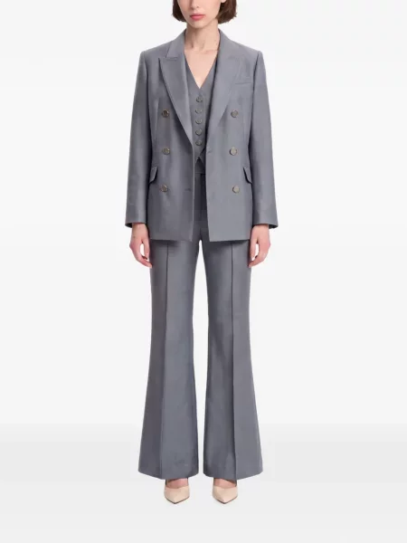 Pantaloni Zimmermann evazate gri
