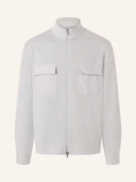 Maerz Muenchen Bluza Z Mieszanki Materiałów grau szara