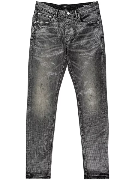 Blugi skinny Purple Brand negru