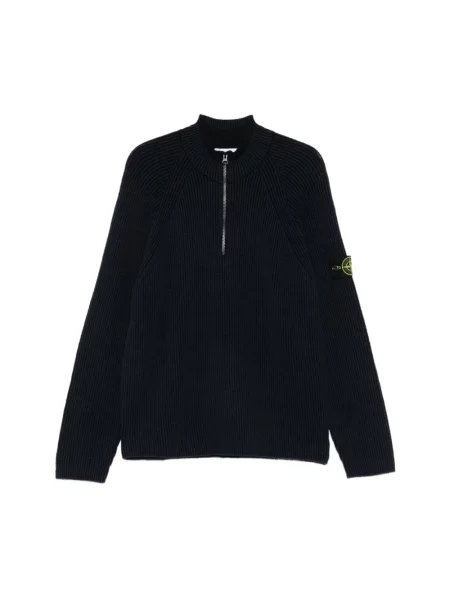 Sweter Stone Island z kamieniami niebieski
