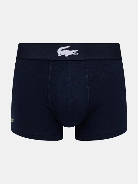 Lacoste férfi boxeralsó csomag kakukkfű/tengerészkék/fehér. Méret: L fehér