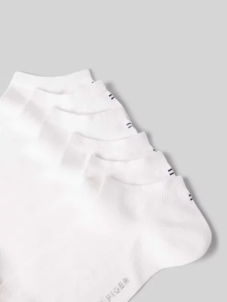 Skarpety z mieszanka bawełny w zestaw 6 par Tommy Hilfiger białe