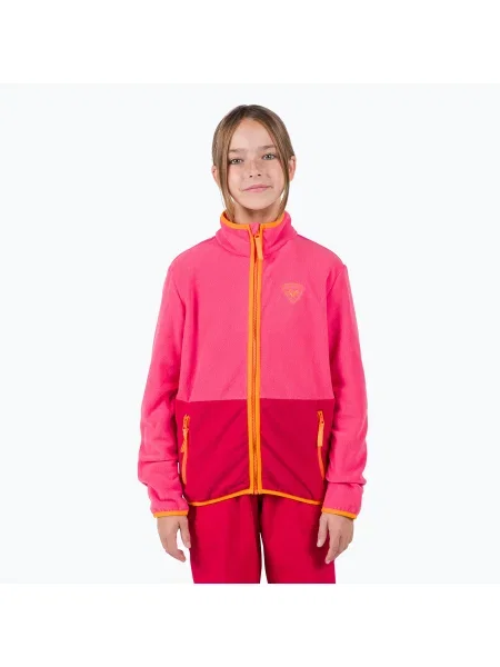 Bluză pentru copii Rossignol Jr Strawpile Fleece Fz tea rose roz
