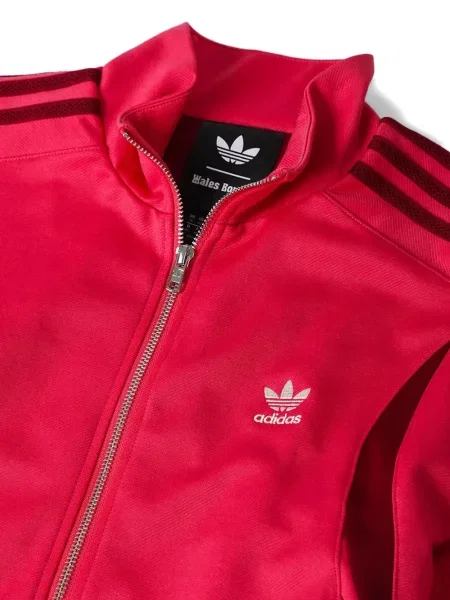 Geacă Adidas cu dungi alergare negru