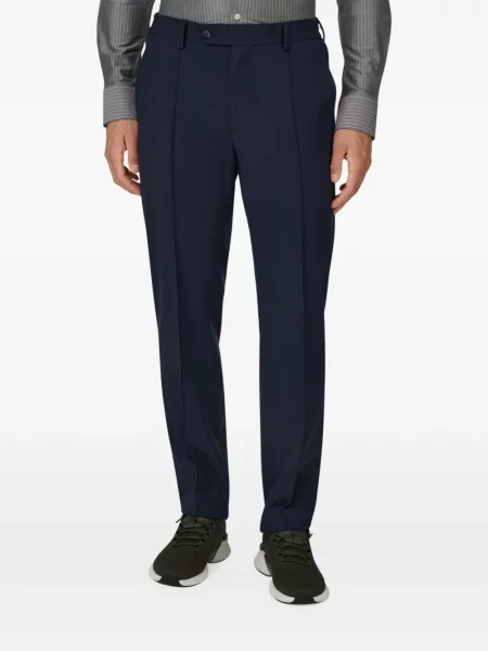 Pantaloni Boggi Milano de lână albastru