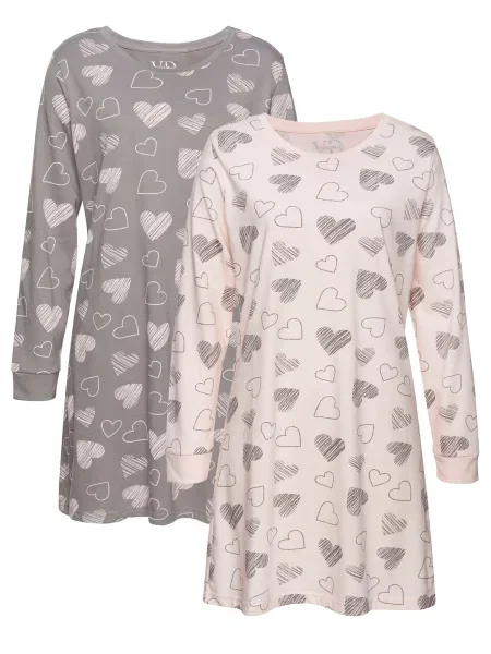 VIVANCE Spalna srajca mešane barve