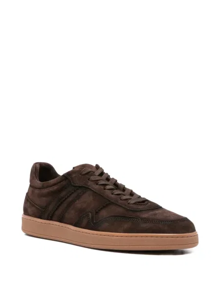 Sneakerși John Harrison din piele de căprioară maro