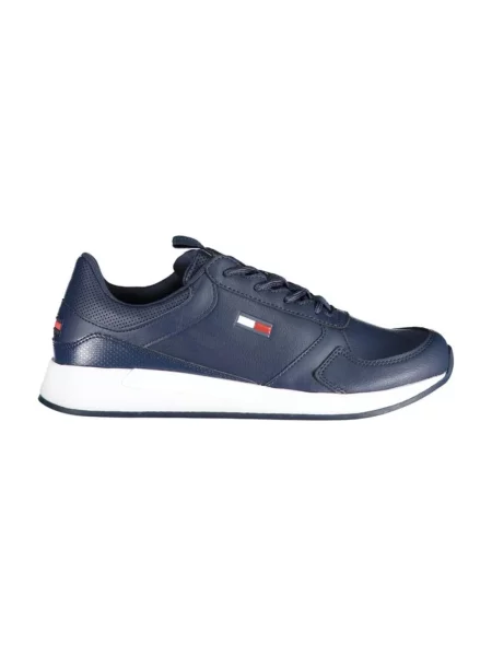 Trampki Tommy Hilfiger skórzane niebieskie