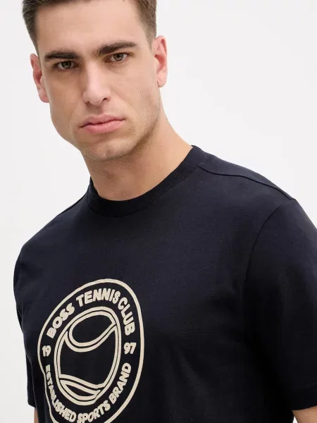 Футболка BOSS Green TS_Join Logo з аплікацією синій