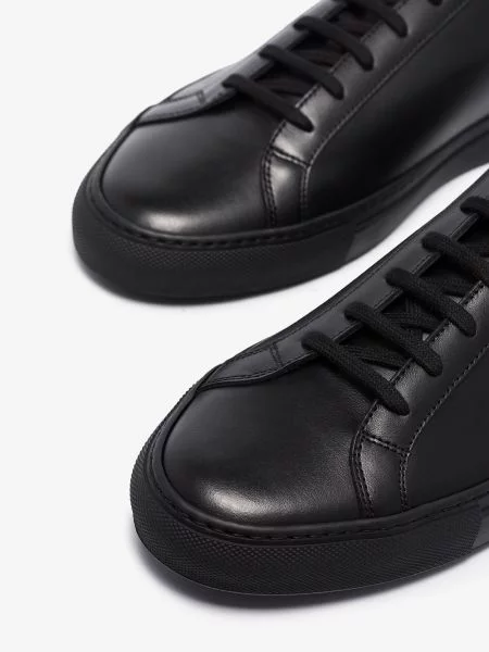 Kožené tenisky Common Projects černé