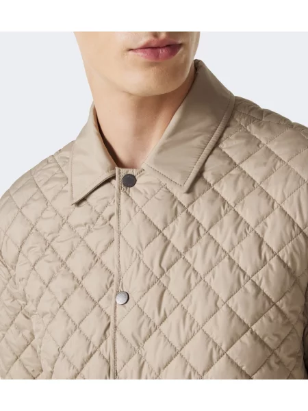 Matlasat geacă Moncler bej