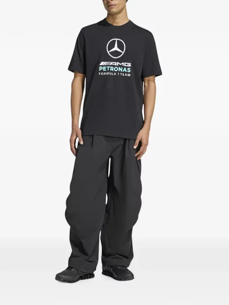 Vestă Adidas alergare cu dungi tricotate albastru