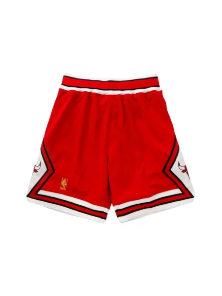Spodenki sportowe Mitchell & Ness czerwone