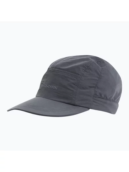 Șapcă pentru bărbați Craghoppers NosiLife Desert Hat III black pepper negru