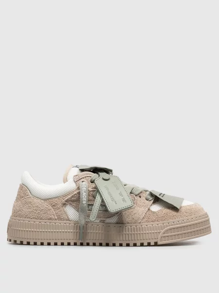 Комбіновані кросівки Off-white бежеві