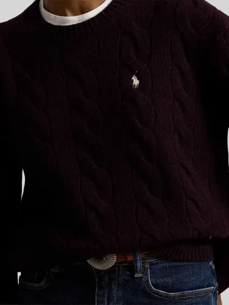 Sweter z dzianiny o kroju regular fit z mieszanki wełny i kaszmiru Polo Ralph Lauren