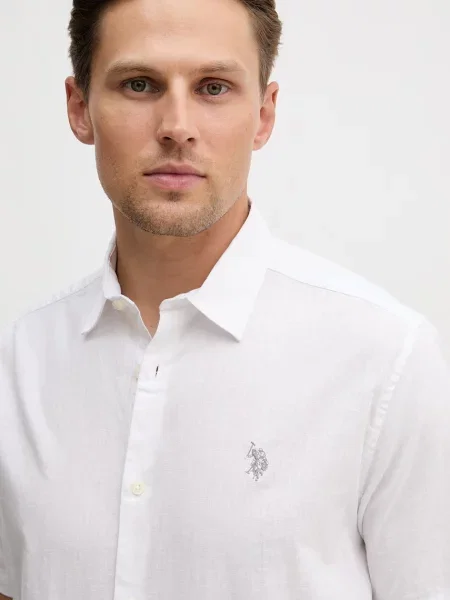 Льняная рубашка U.s. Polo Assn.
