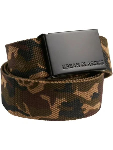 Cu centură curea Urban Classics din canvas negru