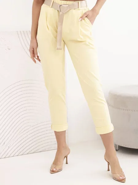 Pantaloni Kesi Włoski galben