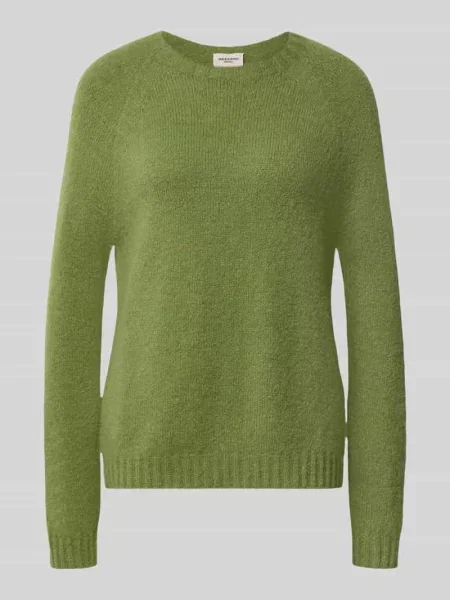 Sweter z mieszanki wełny z alpaki o kroju regular fit model GHIACCI' Weekend Max Mara zielony