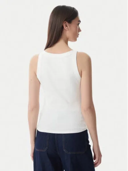 Tommy Jeans Top Ess Logo Kremna