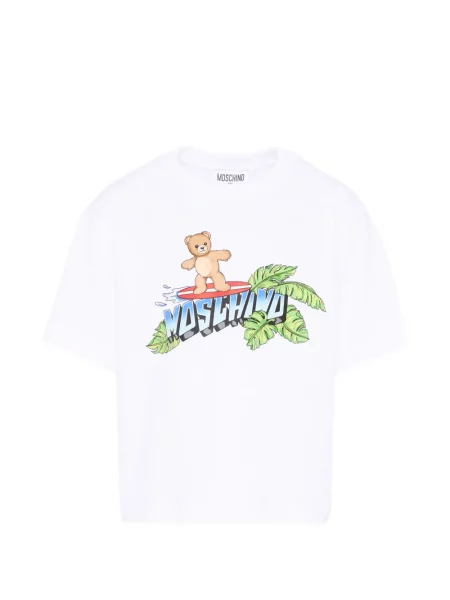 Koszulka dziecięca Moschino biała
