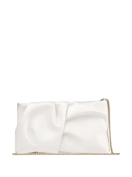 Geantă plic Jimmy Choo alb