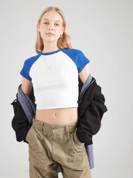 VANS Tricou CLARE albastru alb