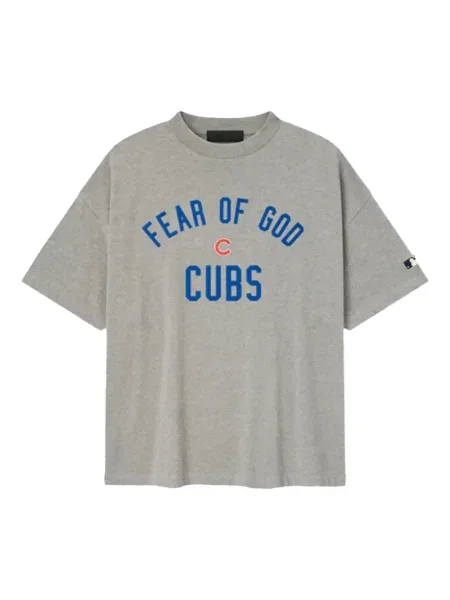 Tricou Fear Of God Essentials cu imagine gri