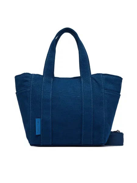 Geanta crossbody Calvin Klein din canvas albastru